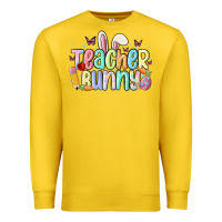Lemon teacher bunny Premium Sweatshirt - MaliasSmallBusiness