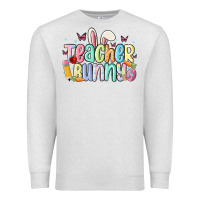 Oatmeal Heather teacher bunny Premium Sweatshirt - MaliasSmallBusiness