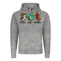 Cloud Rock peace love rodeo Vintage Hoodie - texasbilliewilder