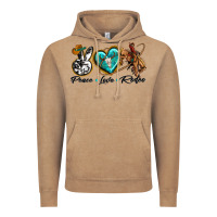 Vintage Coffee peace love rodeo Vintage Hoodie - texasbilliewilder