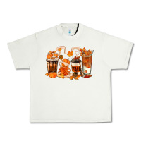 Pistachio Fall Coffee Cups Urban Heavy Tee - texasbilliewilder