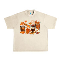 Sandshell Fall Coffee Cups Urban Heavy Tee - texasbilliewilder