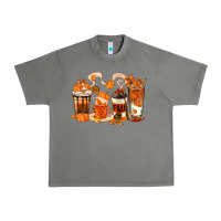 Tornado Fall Coffee Cups Urban Heavy Tee - texasbilliewilder