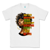 White juneteenth 1885 because my ancestors weren't free in 1776 black woman Classic Tee - HRA Design Shop