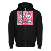 Black nurse life gnomes Zipper Hoodie - Jasminsmagicworld
