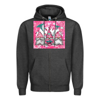 Charcoal Heather nurse life gnomes Zipper Hoodie - Jasminsmagicworld