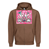 Chestnut nurse life gnomes Zipper Hoodie - Jasminsmagicworld