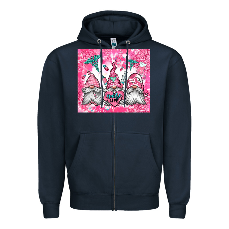 Nurse Life Gnomes Zipper Hoodie by Jasminsmagicworld | Teevron