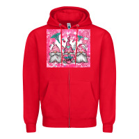 Red nurse life gnomes Zipper Hoodie - Jasminsmagicworld