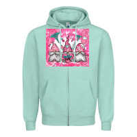 Seafoam nurse life gnomes Zipper Hoodie - Jasminsmagicworld