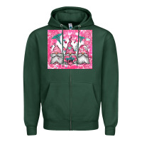 Sports Green nurse life gnomes Zipper Hoodie - Jasminsmagicworld