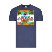 Vintage Denim born to camp Vintage Tee - Zillion Design Studio