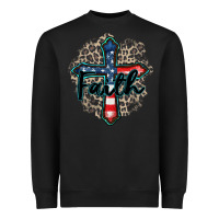 Black faith usa Heavyweight Sweatshirt - Zillion Design Studio