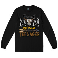 Black proud mom official of an teenager Long Sleeve Tee - CowhideDigitalArt