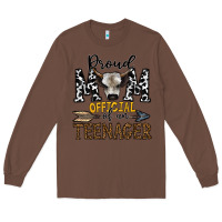 Chestnut proud mom official of an teenager Long Sleeve Tee - CowhideDigitalArt