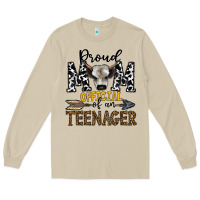 Mushroom proud mom official of an teenager Long Sleeve Tee - CowhideDigitalArt
