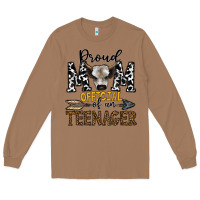 Toasted Coconut proud mom official of an teenager Long Sleeve Tee - CowhideDigitalArt
