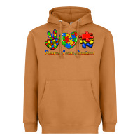 Meerkat Peace Love Autism Heavyweight Hoodie - Jasminsmagicworld