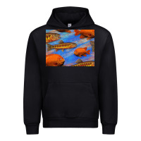 Black California Golden Trout Garibaldi Fish Background Urban Hoodie - Bettercallsaul
