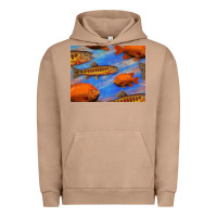 Pigment Burro California Golden Trout Garibaldi Fish Background Urban Hoodie - Bettercallsaul