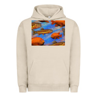Pigment French Oak California Golden Trout Garibaldi Fish Background Urban Hoodie - Bettercallsaul