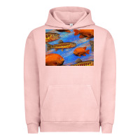 Pigment Salmon California Golden Trout Garibaldi Fish Background Urban Hoodie - Bettercallsaul