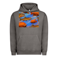 Pigment Tornado California Golden Trout Garibaldi Fish Background Urban Hoodie - Bettercallsaul