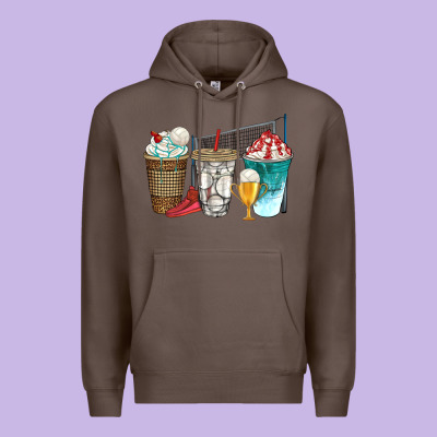 Western Volleyball Coffee Cups Bbs Premium Hoodie Designed By Bundleandbundleshop
