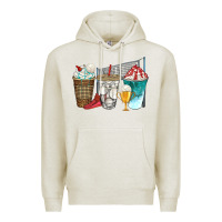 Oatmeal Heather western volleyball coffee cups bbs Premium Hoodie - BundleAndBundleShop