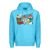 Ocean Blue western volleyball coffee cups bbs Premium Hoodie - BundleAndBundleShop