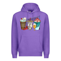 Purple western volleyball coffee cups bbs Premium Hoodie - BundleAndBundleShop