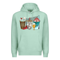 Seafoam western volleyball coffee cups bbs Premium Hoodie - BundleAndBundleShop