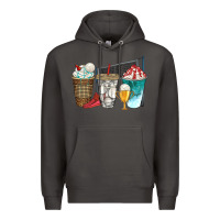 Smoke western volleyball coffee cups bbs Premium Hoodie - BundleAndBundleShop