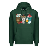 Sports Green western volleyball coffee cups bbs Premium Hoodie - BundleAndBundleShop