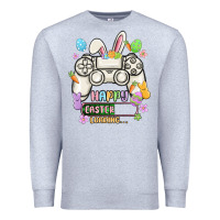 Heather Grey easter gamer Premium Sweatshirt - MaliasSmallBusiness