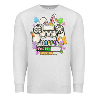 Oatmeal Heather easter gamer Premium Sweatshirt - MaliasSmallBusiness