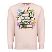 Pale Pink easter gamer Premium Sweatshirt - MaliasSmallBusiness
