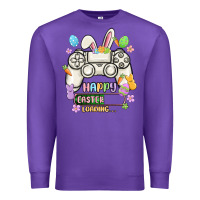 Purple easter gamer Premium Sweatshirt - MaliasSmallBusiness
