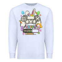 White easter gamer Premium Sweatshirt - MaliasSmallBusiness