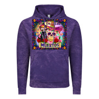 Cloud Purple dia de los muertos Vintage Hoodie - Zillion Design Studio