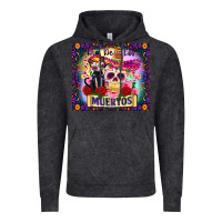 Vintage Black dia de los muertos Vintage Hoodie - Zillion Design Studio