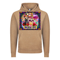 Vintage Coffee dia de los muertos Vintage Hoodie - Zillion Design Studio