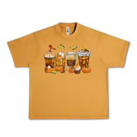 Peanut Butter Fall Coffee Cups Urban Heavy Tee - texasbilliewilder