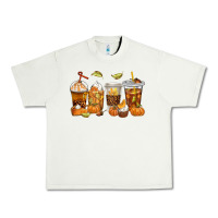 Pistachio Fall Coffee Cups Urban Heavy Tee - texasbilliewilder