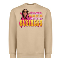 Mushroom afro black boss lady Heavyweight Sweatshirt - texasbilliewilder