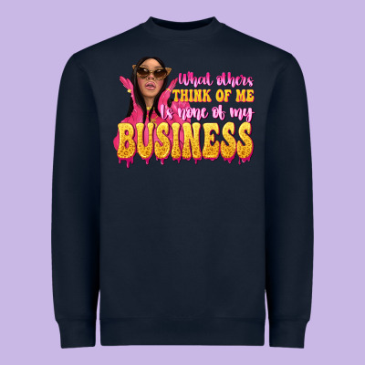 Heavyweight Sweatshirt afro black boss lady