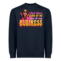 Navy afro black boss lady Heavyweight Sweatshirt - texasbilliewilder