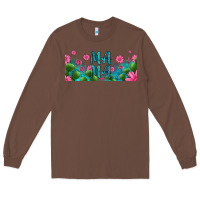 Chestnut cactus and flowers mama libbey glass Long Sleeve Tee - HRA Design Shop