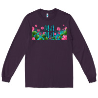 Plum cactus and flowers mama libbey glass Long Sleeve Tee - HRA Design Shop