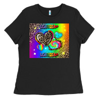 Black lgbtq pride Ladies Tee - AdoDesignShop